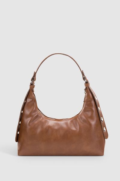 Housebags Women's Brown Baguette Bag 205