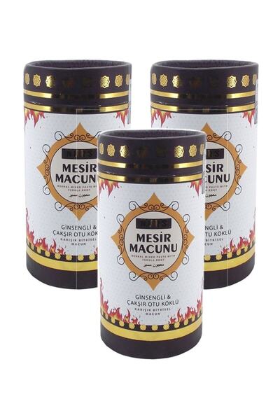 Nurs Mesir Macunu 400GR Ginseng & Çakşır Otu Köklü - 3 adet