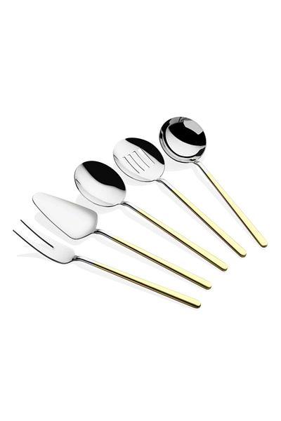 Dame Marie Allegra 24 K Gold Real Gold Plated 5 Piece Bucket Set