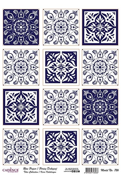 Cadence 726 Etnik / Geleneksel Pirinç Dekopaj 30x42