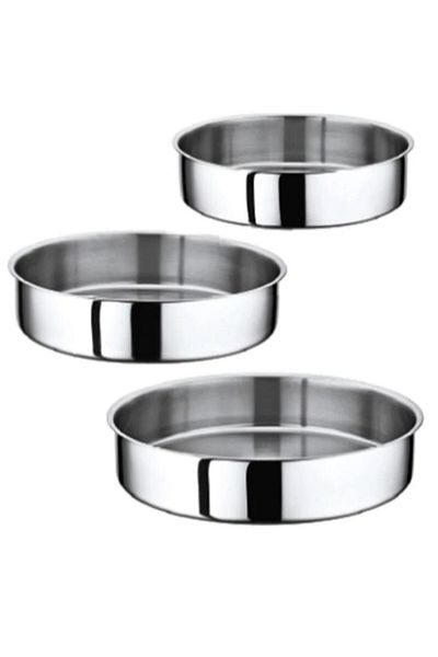 OMS Set of 3 Steel Baking Trays
