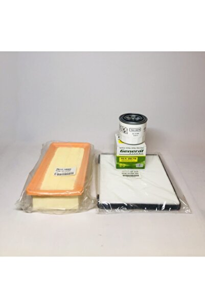GENERAL Hyundai Accent Era 1.4 1.6 Benzinli Uyumlu Filtre Bakım Seti