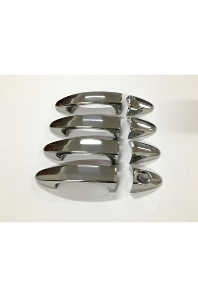 AKTİF OTO KROM Ford Fiesta Uyumlu Kapı Kolu 8 Parça Krom 2009 - 2017