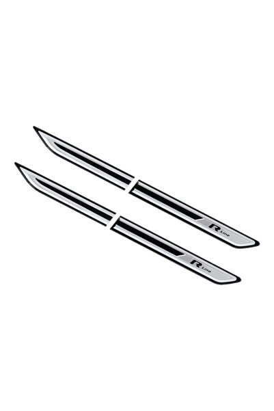 AKTİF OTO KROM Vw Passat B8 8.5 Çamurluk Çıtası 4 Parça R Line 2015 +