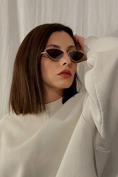 Roop Eyewear إليز - نظارة شمسية باللون البني الذهبي