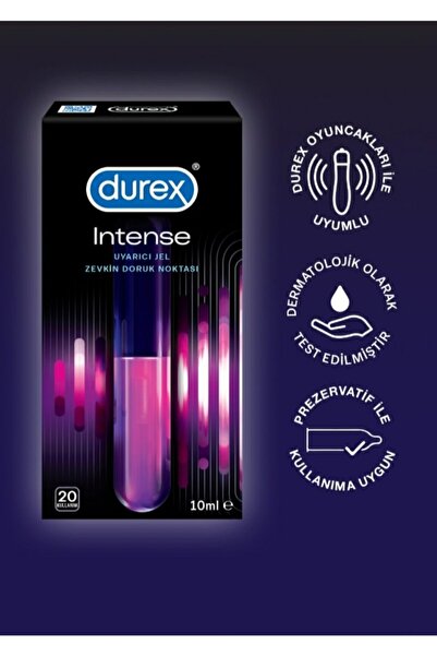 Durex Intense Uyarıcı Jel Play Kayganlaştırıcılı Jel Çilek Hazzı