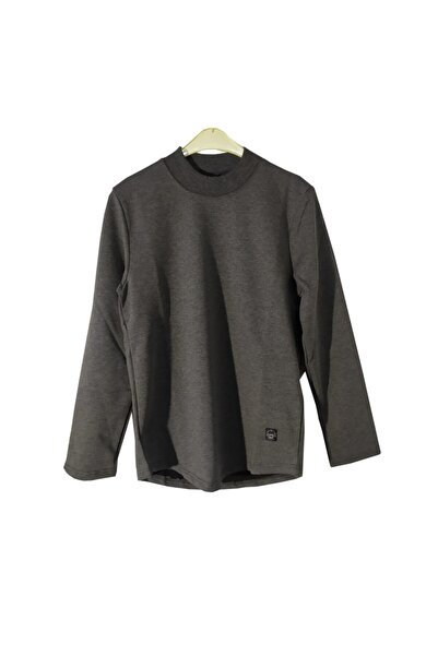 Roxbros Erkek Balıkçı Yaka Sweatshirt Oversize Rahat Kesim