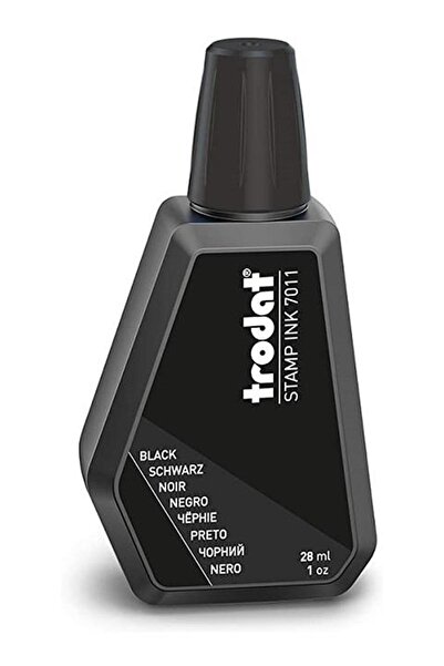 Trodat 7011 Siyah Istampa Mürekkebi 28 ml