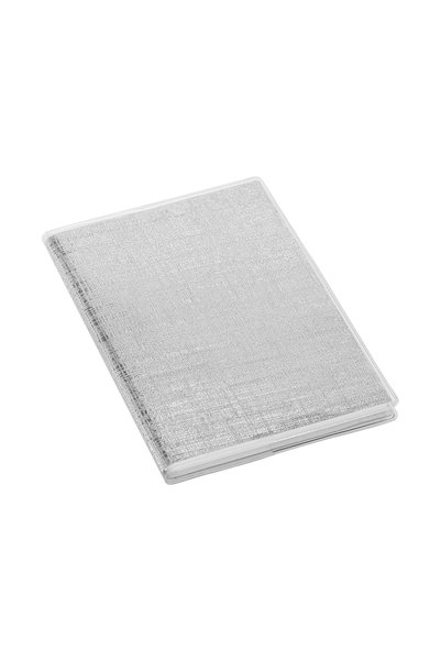 Mikro Ecem Grup Nt-218 13x9,5cm 64 Yaprak 128 Sayfa Pvc Kapaklı Çizgili Gri S...