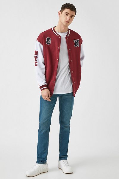 Koton Petrolfarbene Herrenjeans 2YAM43012LD