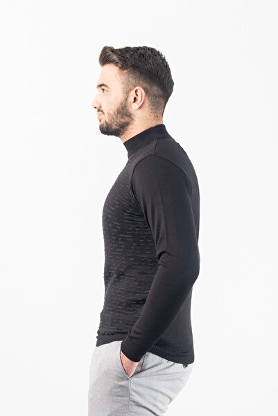 Sarar Yarım Balıkçı Yünlü Triko