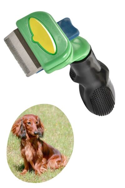 Buffer Kedi Ve Köpekler Için Uzun Tüylü Köpek Tarağı Tüy Toplayıcı Tarak Small