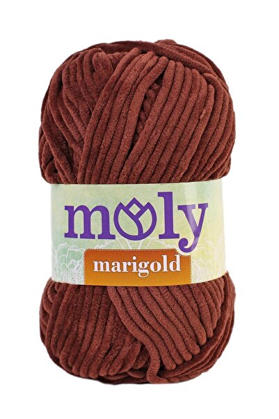 Moly Marigold Kadife Örgü Ipi 100gr - 075 kahverengi