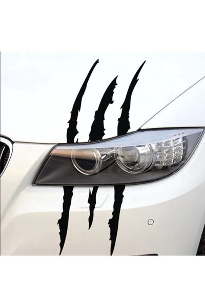 MegaSticker Monster Claw Auto Sticker 30 Cm Black