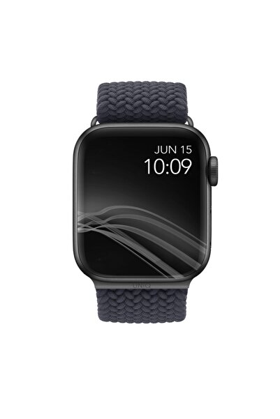 uniq Uniq Aspen Braided Apple Watch Strap 41/40/38mm - Γκρι Γρανίτης Συμβατό
