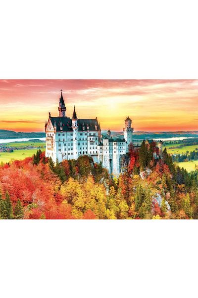 EDUCA Puzzle 1500 Pieces Neuschwanstein Da Autumn 19042