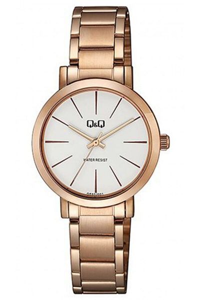 Q&Q Classic Metal Cord Ladies Wrist Watch 3 Different Models Copper