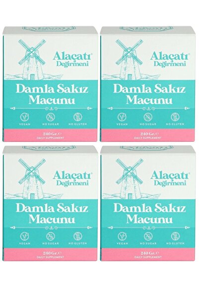 Alaçatı Değirmeni Damla Sakızı Macunu 4 X 240 gr 4'lü Set