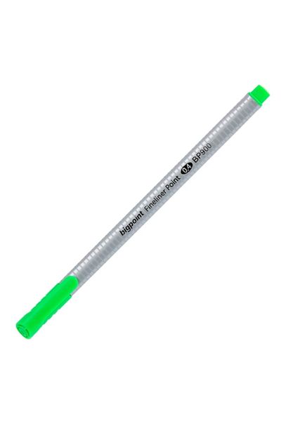 Bigpoint Fineliner Light Green Box of 10