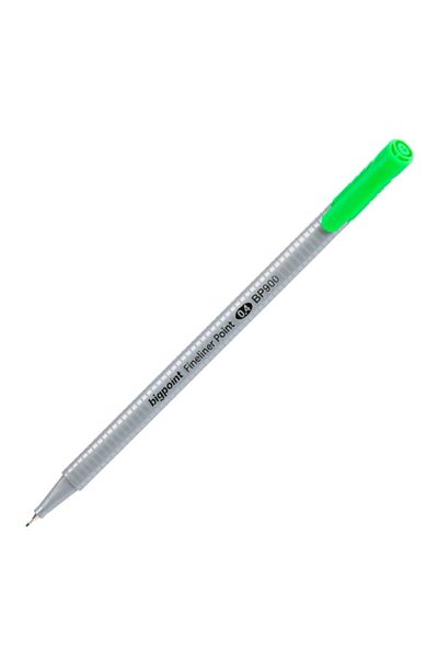Bigpoint Fineliner Light Green Box of 10