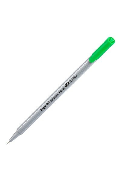 Bigpoint Fineliner Green Box of 10
