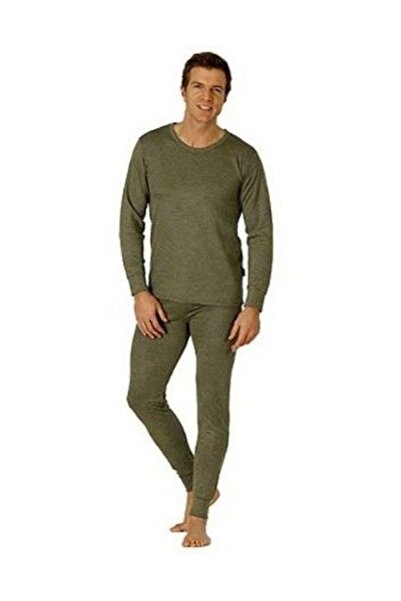 bejamonti 2002 Military Men's Thermal Undershirt Tights Bottom Top Underwear Set