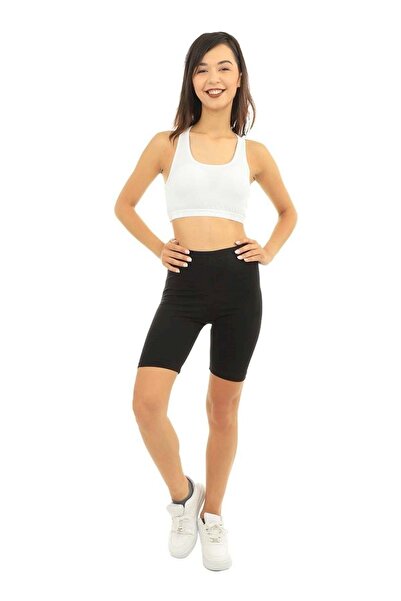 bejamonti Дамски черни клинове от ликра над коляното, комплект от 3 бр., 2246