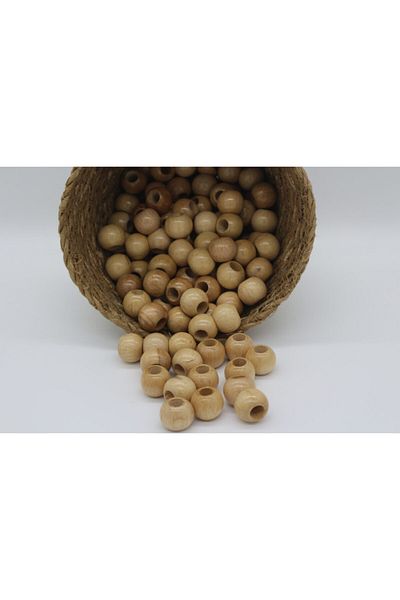 Hobimos 100 Gram 24mm Polished Beads