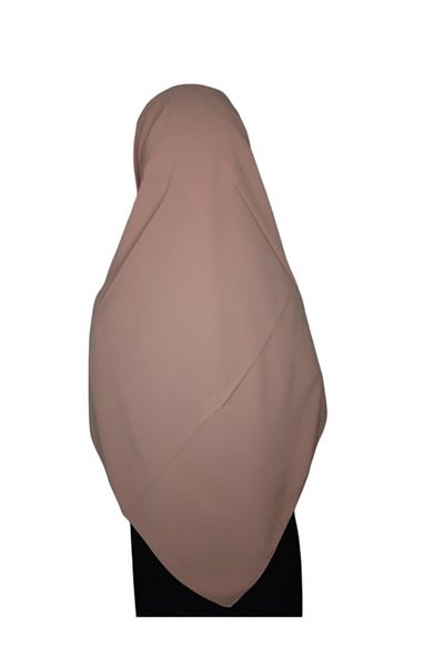 modi Medina Silk Μεγάλο Μέγεθος Κασκόλ 110x110 Χρώμα πούδρας