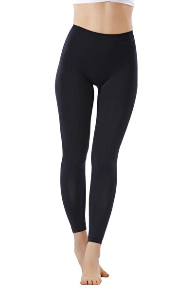 jilly jo Γυναικεία Layzaform Εσώρουχα Μαύρα Μακριά Κολάν Micro Fiber