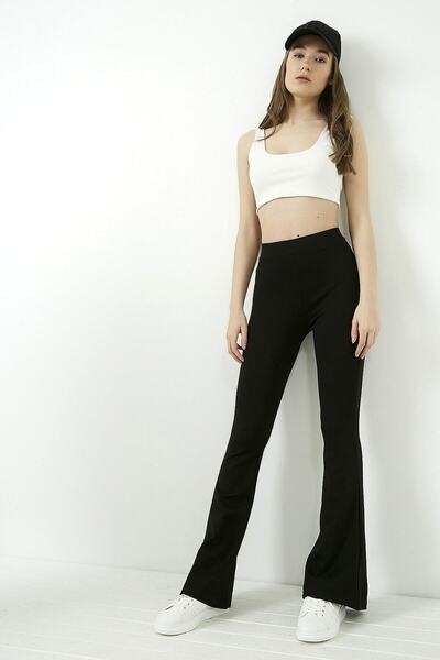 jilly jo Γυναικείο Μαύρο Ψηλόμεσο Καλσόν 20kty574k103