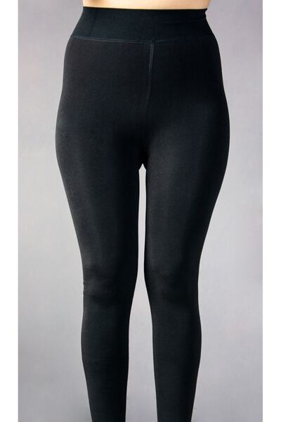 jilly jo Colanți negri de pluș în interior