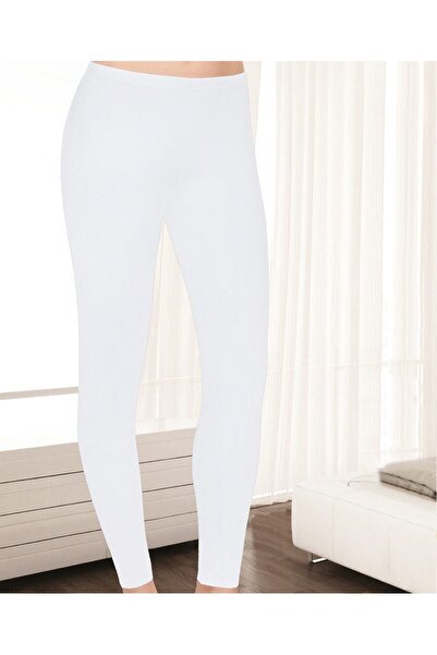 jilly jo Γυναικείο Modal Πακέτο 3 Λευκό Μακρύ Κολάν