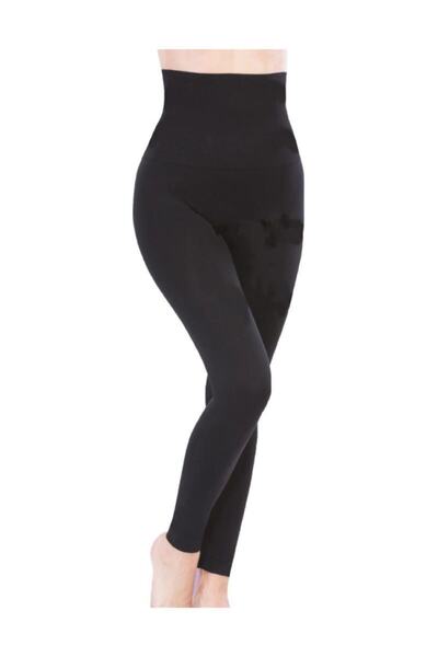 jilly jo Γυναικείο Μαύρο 2 Μέγεθος Αδυνατιστικό Ψηλόμεσο Κολάν Κορσέ