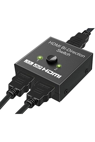 Soylu elektronik 2 Port Çift Yönlü Hdmi Switch Splitter Ekran Monitör Çoklayıcı Çoğaltıcı Bidirection New