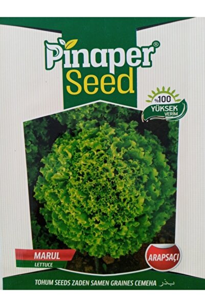 Asenya Marul Tohumu 1 Paket Arapsaçı Marul Tohumu Iri Kıvırcık Tohumu Sebze T...