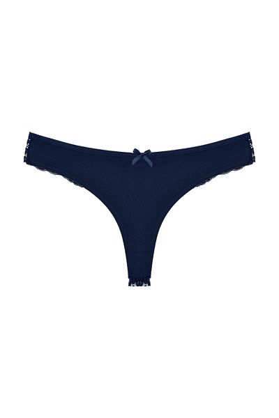 Zena Cotton Lace String Women's Panties - Set of 2