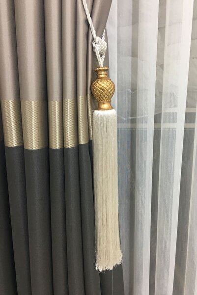 Osmanbey Perde Fon Perde Bağlama Aparatı Kornişe Takmatik Tek Adet , Kruvaze Bağlama Aparatı