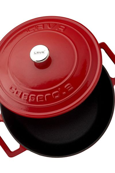 Lava Brand: Red Cast Iron Pot 22 cm Category: Pot & Pan Set