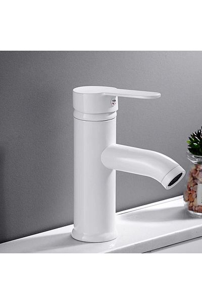 Sardıcı Flora White Sink Faucet