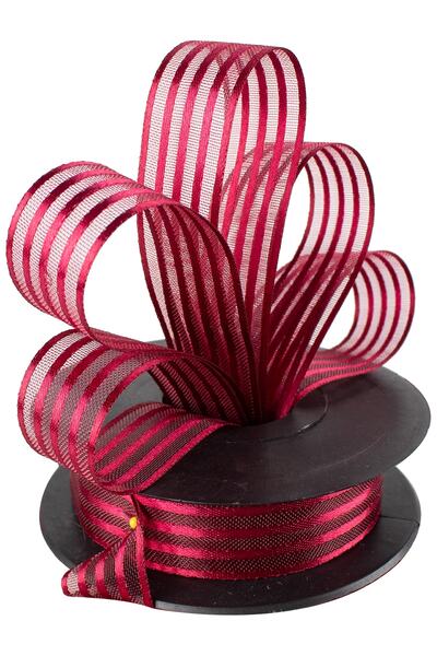 Kına Atölyesi شريط شيفون مخطط 20 متر 2.5 سم