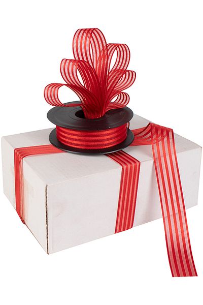 Kına Atölyesi Chiffon Striped Ribbon 20 Mt 2.5 Cm
