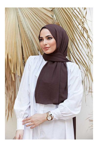Nilbutik Cazz Larissa Shawl - Bitter Brown