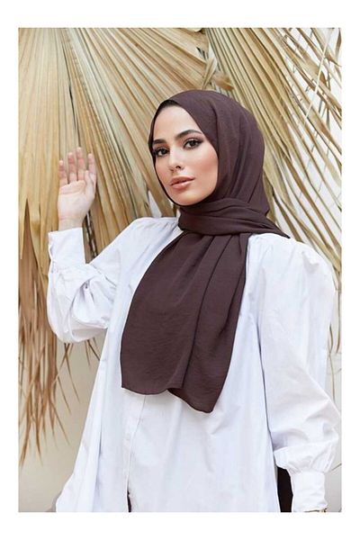 Nilbutik Cazz Larissa Shawl - Bitter Brown