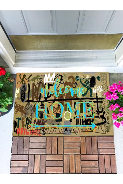 Buket Home مرحبًا بك، ممسحة الباب الأمامية الأصلية، ممسحة الباب المزخرفة، ممسحة داخلية للمنزل