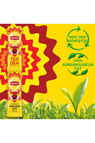 Lipton Anında Çay Tek Dem Klasik 10 Lu Paket X 3
