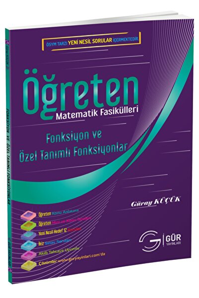 Gür Yayınları Öğreten Matematik Fasikülleri Fonksiyon Ve Özel Tanımlı Fonksiy...