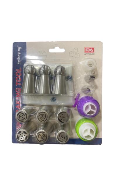 PASTRY PLANET Topbaş Ve Rus Duyu Aparatlı Set