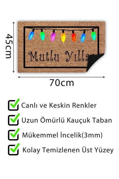Monnhein Christmas Door Mat Christmas Decor Outdoor And Indoor Mat