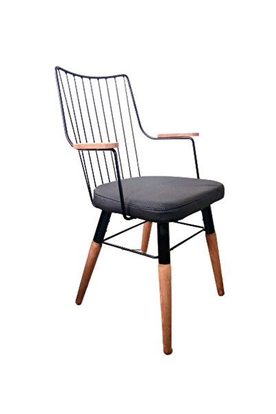 trendevim Ahşap Kollu Sandalye Cafe Sandalye Mutfak Sandalye Ahşap Ayak 2 Li Fiyattır